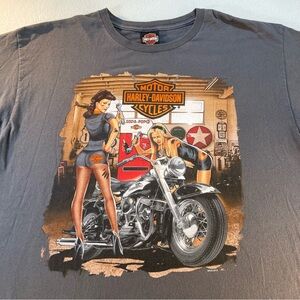 Harley Davidson Unisex West Indies Barbados T Shirt Size Large 2012